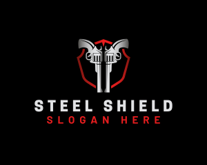 Gun Shield Weapon logo