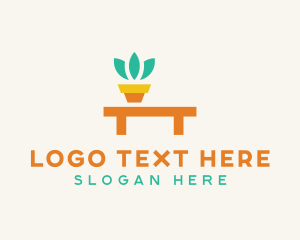 Pot Plant Furniture Bench logo