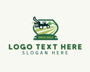 Grass Cutting Garden Lawn Mower logo