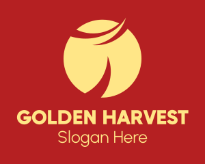 Golden Oriental Sunset logo design