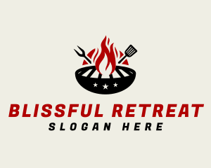 Fire Grill Fork Spatula logo