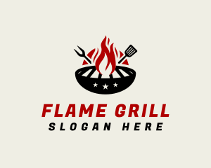 Fire Grill Fork Spatula logo