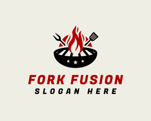 Fire Grill Fork Spatula logo