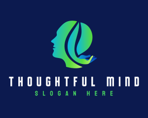 Human Hand Mental Health logo design