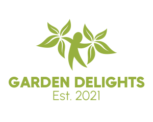 Green Vegan Gardener logo design