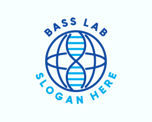 Global DNA Laboratory logo design