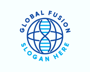 Global DNA Laboratory logo design