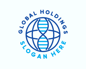 Global DNA Laboratory logo design