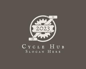 Bicycle Bike Gear Pedal logo