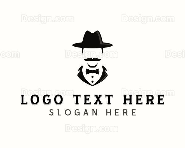 Man Grooming Tailoring Logo