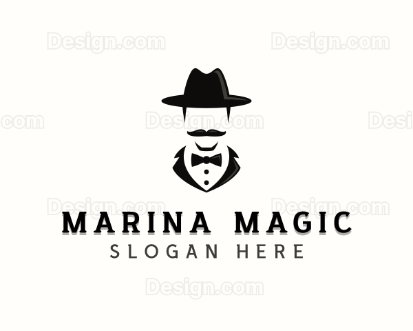 Man Grooming Tailoring Logo