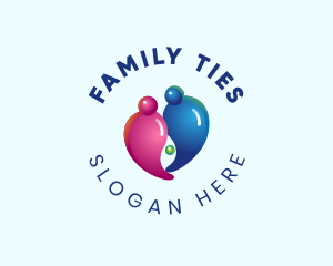 Family Heart Parenting logo design