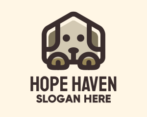Brown Puppy House Logo