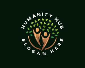 Human Tree Wellness logo design