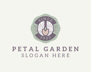 Leaves Plant Shovel logo design