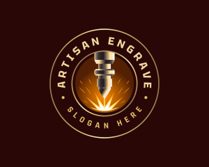 Premium Engraving Laser logo design