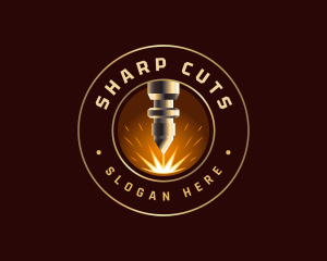 Metal Engraving Laser logo design