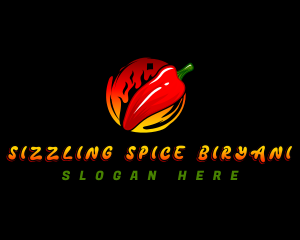 Pepper Chili New Mexico logo design