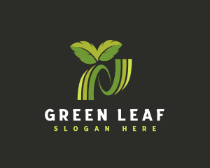 Garden Herbal Leaf logo design