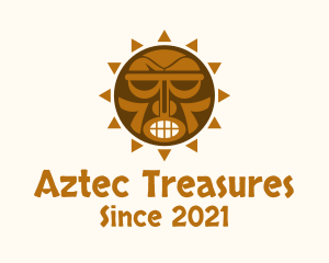Tribal Aztec Sun logo