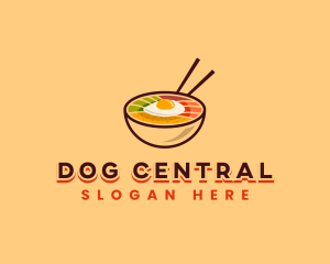 Bibimbap Korean Bowl logo design