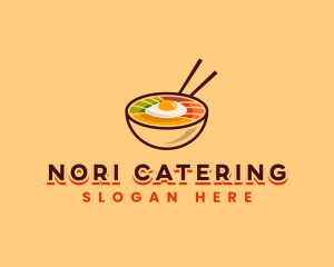 Bibimbap Korean Bowl logo design