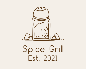 Kitchen Salt Shaker  logo design