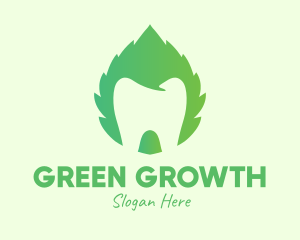 Green Mint Dental logo design