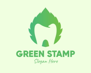 Green Mint Dental logo design