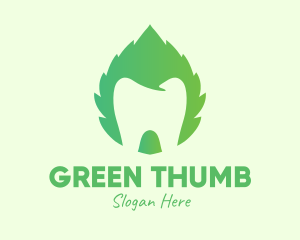 Green Mint Dental logo design