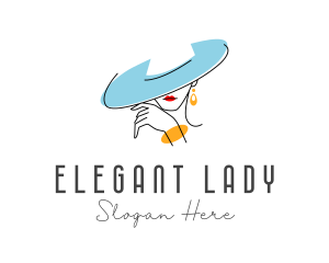 Elegant Fashion Lady logo design