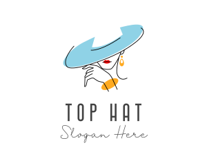 Elegant Fashion Lady logo design