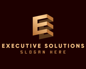 Premium Business Agency Letter E logo design