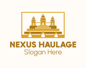 Ancient Temple Landmark Logo