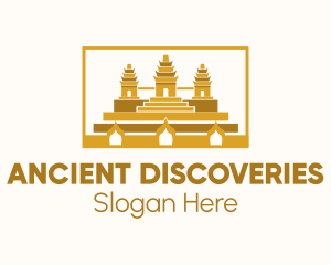 Ancient Temple Landmark logo design