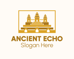 Ancient Temple Landmark logo