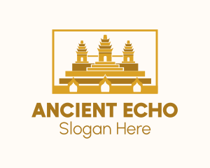 Ancient Temple Landmark logo design