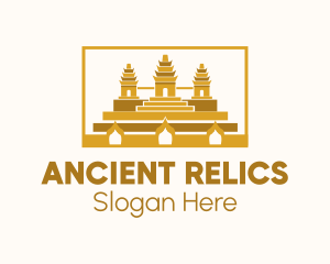 Ancient Temple Landmark logo design