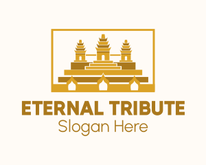 Ancient Temple Landmark logo design