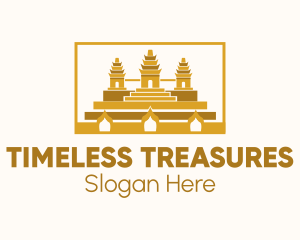 Ancient Temple Landmark logo