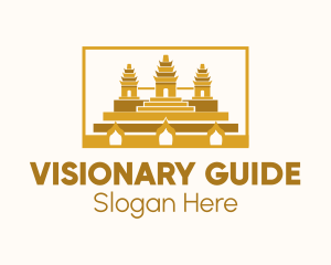 Ancient Temple Landmark logo