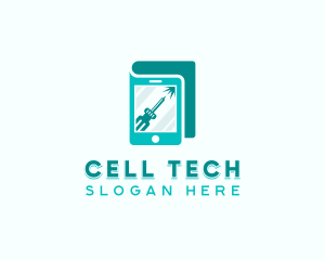 Technician Mobile Repair logo design