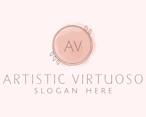 Watercolor Beauty Salon logo design