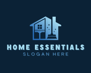 Residential Home Housekeeping logo design