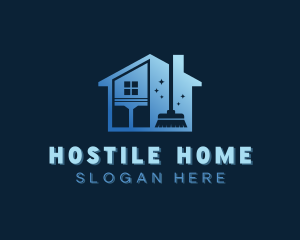 Residential Home Housekeeping logo design