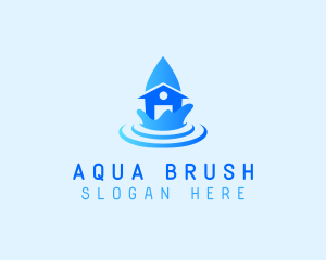 Drop Water House logo design