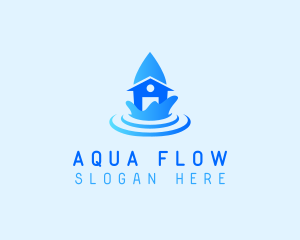 Drop Water House logo design