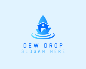 Drop Water House logo design