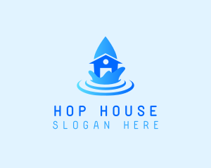 Drop Water House logo design