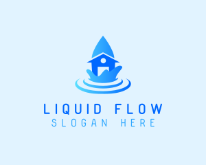 Drop Water House logo design